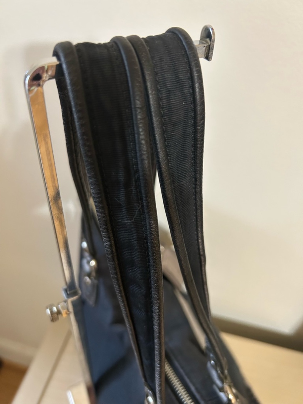 Coach Poppy Black Denim Rhinestone Tote 16319 - Picture 7 of 16